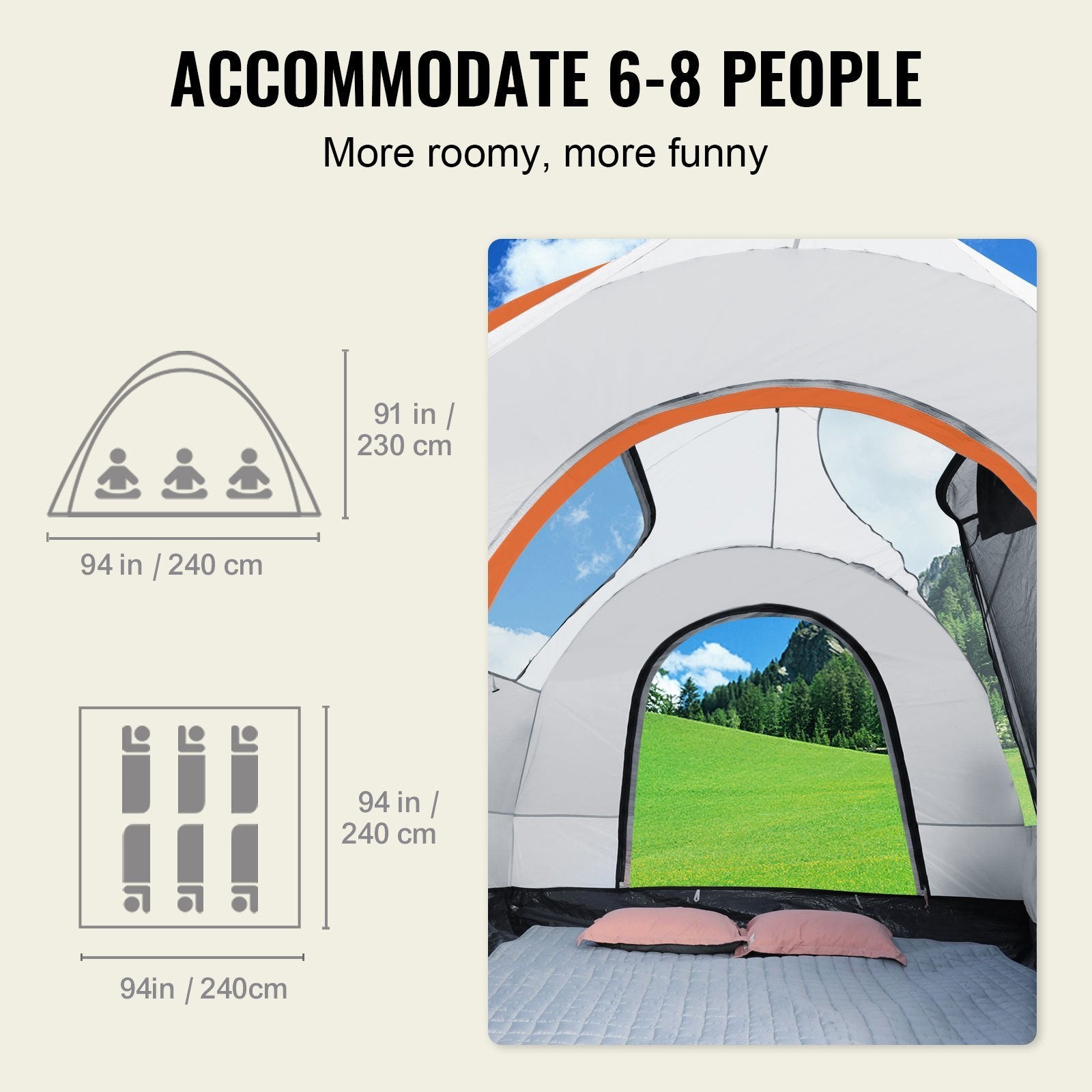 VEVOR SUV Camping Tent Doba